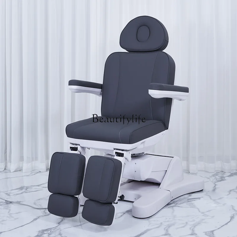 

Electric multi-functional beauty bed rotating recliner can be divided into legs to lift the beauty chair