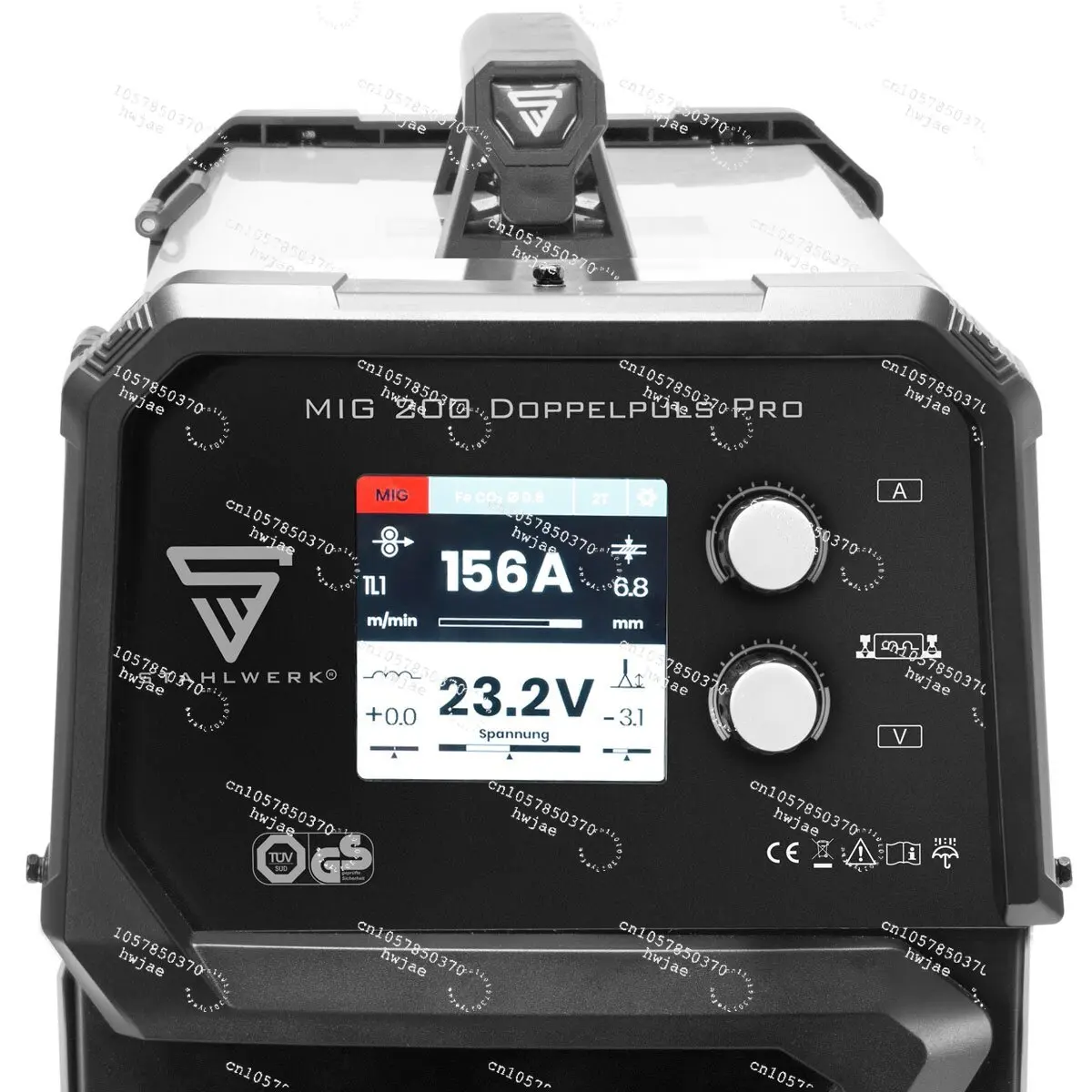 Stahlwerk MIG200 Heavy-Duty IGBT Welder 200A Double Pulse Aluminum MIG TIG MMA 220V New LCD Display Welding Machine