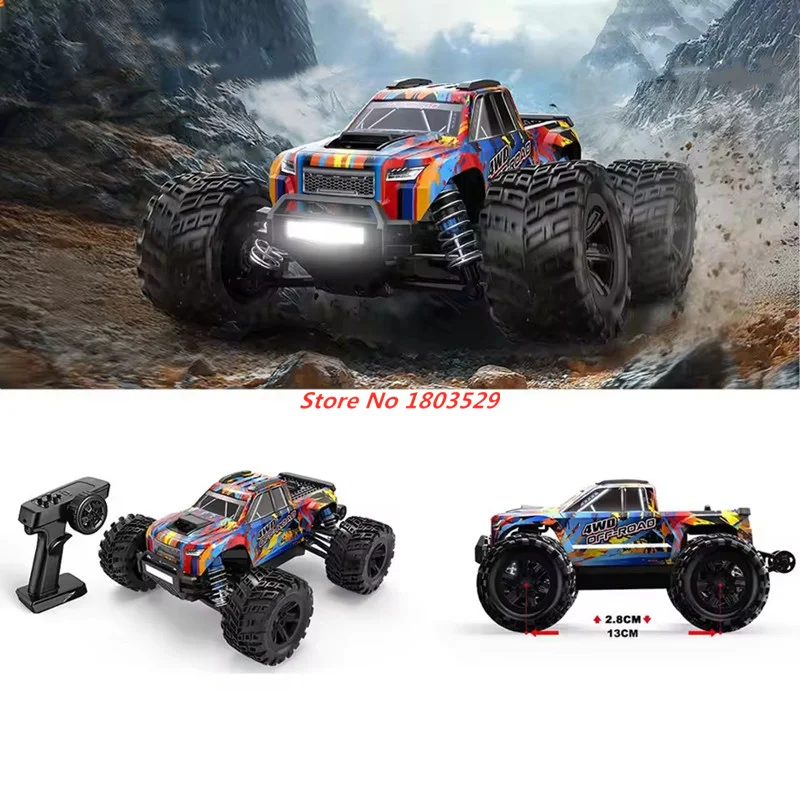 Hoge snelheid 1/20 volledige schaal RC auto vrachtwagen borstelloze RTR RC simulatie grote band klimmen terreinwagen model afstandsbediening auto