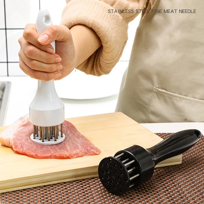 1Pc Hot Sale Top Quality Profession Meat Meat Tenderizer Needle With Stainless Steel Kitchen Tools Cooking Accessories