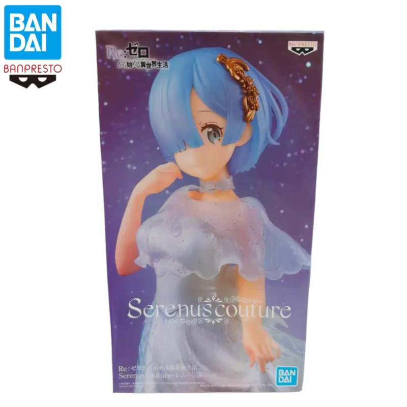 Em estoque bandai original banpresto zero começando a vida em outro mundo rem figura de ação modelo boneca nova caixa garagem