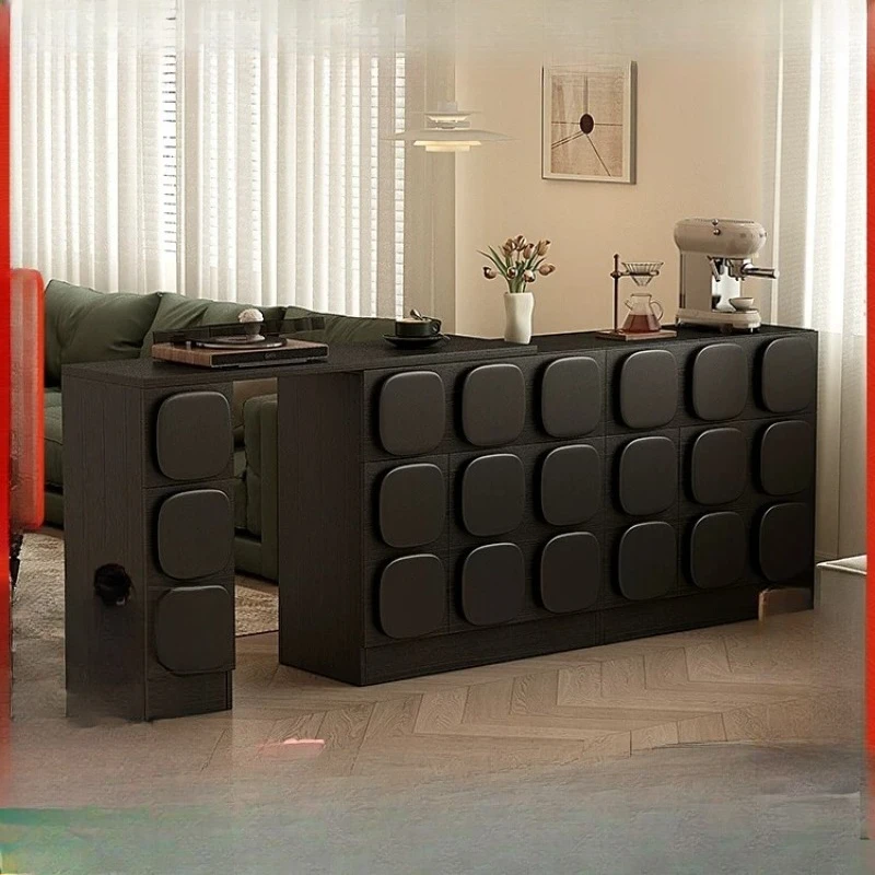 French light luxury 40cm wide side cabinet table integrated direct drinking machine