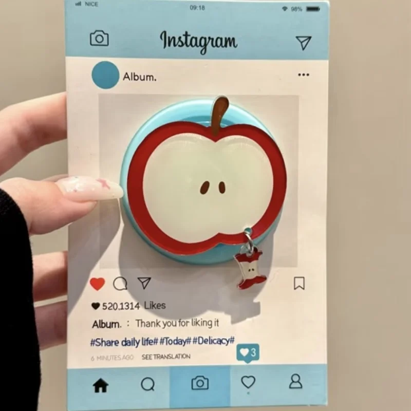 

Корейский милый мультяшный Apple для телефона Magsafe, магнитная подставка Griptok для iPhone, забавный складной чехол для беспроводной зарядки, держатель