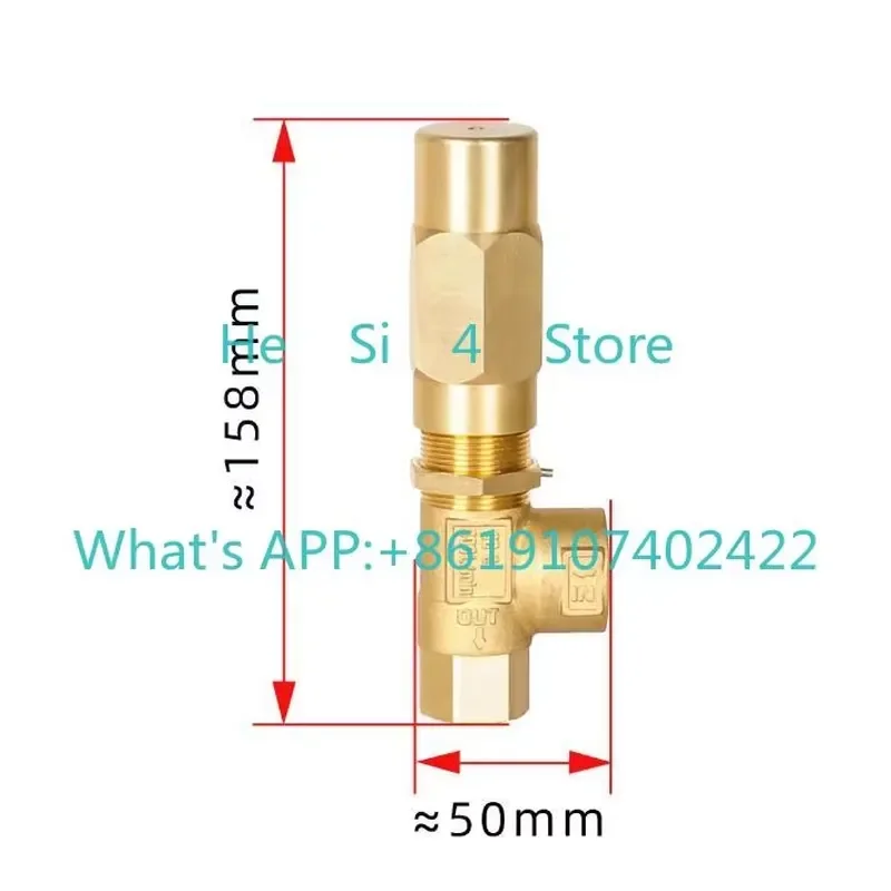 Safety valve Large flow high pressure plunger pump Safety valve accessories Farm fog adaptation AR car wash pump Brass