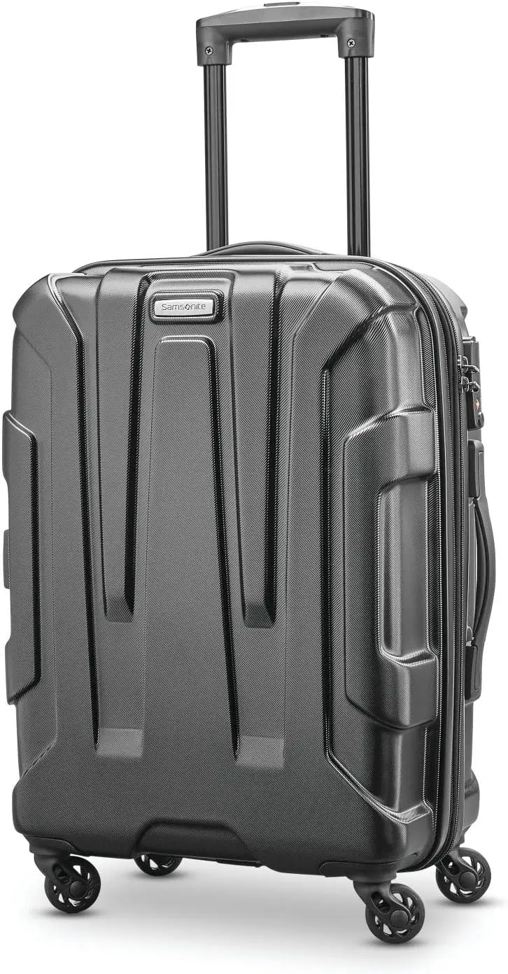

Expandable Hardside Carry-On Luggage with Spinner Wheels, Black, 20-Inch for Easy Travel