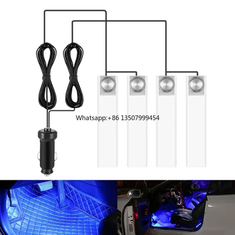 Car Atmosphere Light 12 V Interior Decorative Lamp For Auto Ambient Lighting Style A