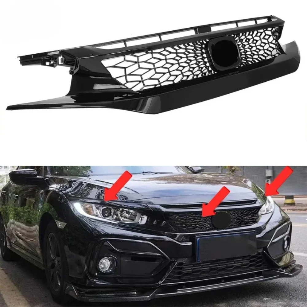 

Для Honda Civic 10-го поколения (2016-2021) — гоночная решетка радиатора, передний бампер, комплект обвеса, аксессуары