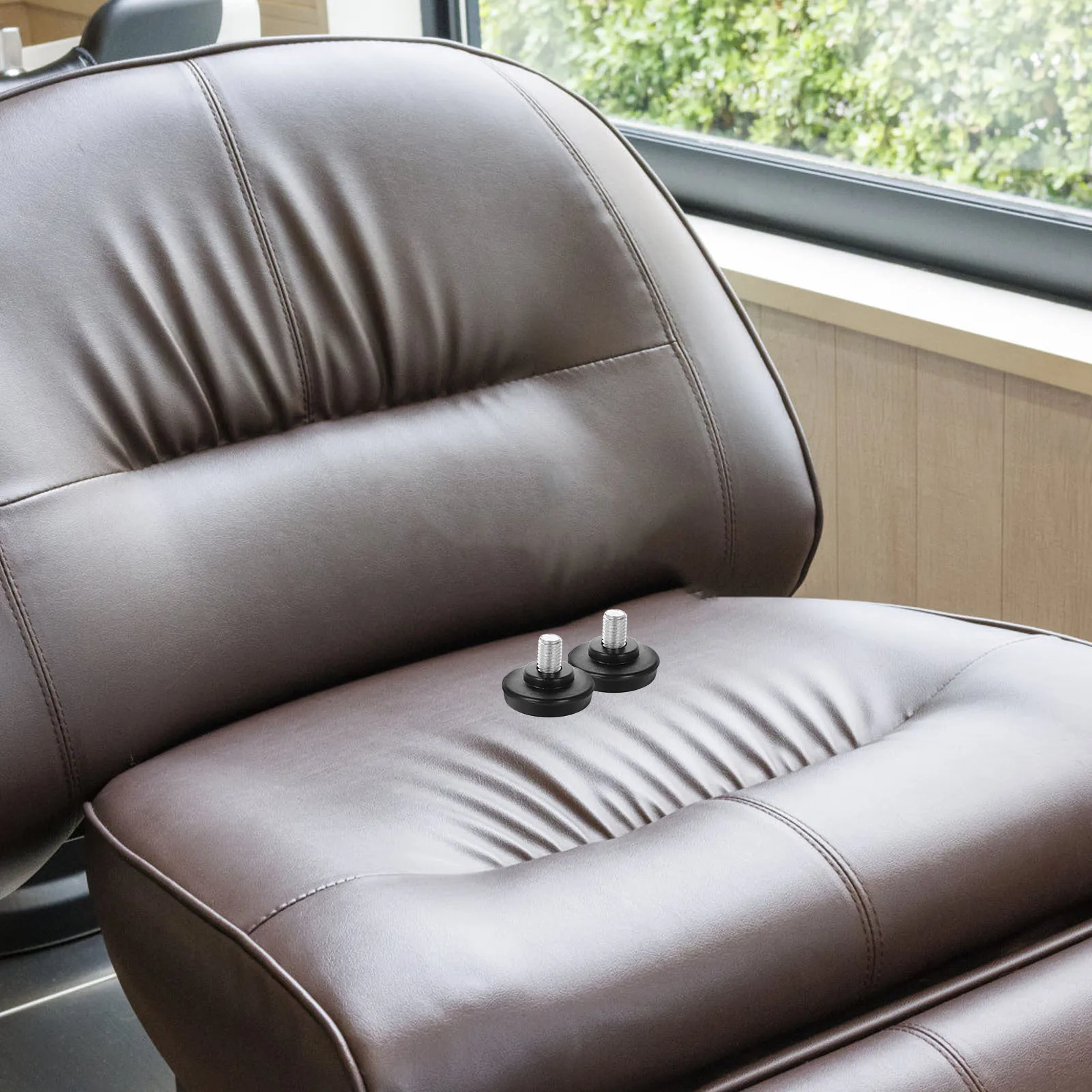 5 قطعة قدم الصالون استبدال أقدام التسوية الثقيلة للأثاث كرسي الحلاق وسادة للقدم الثابتة سهلة التركيب المضادة للانزلاق #3