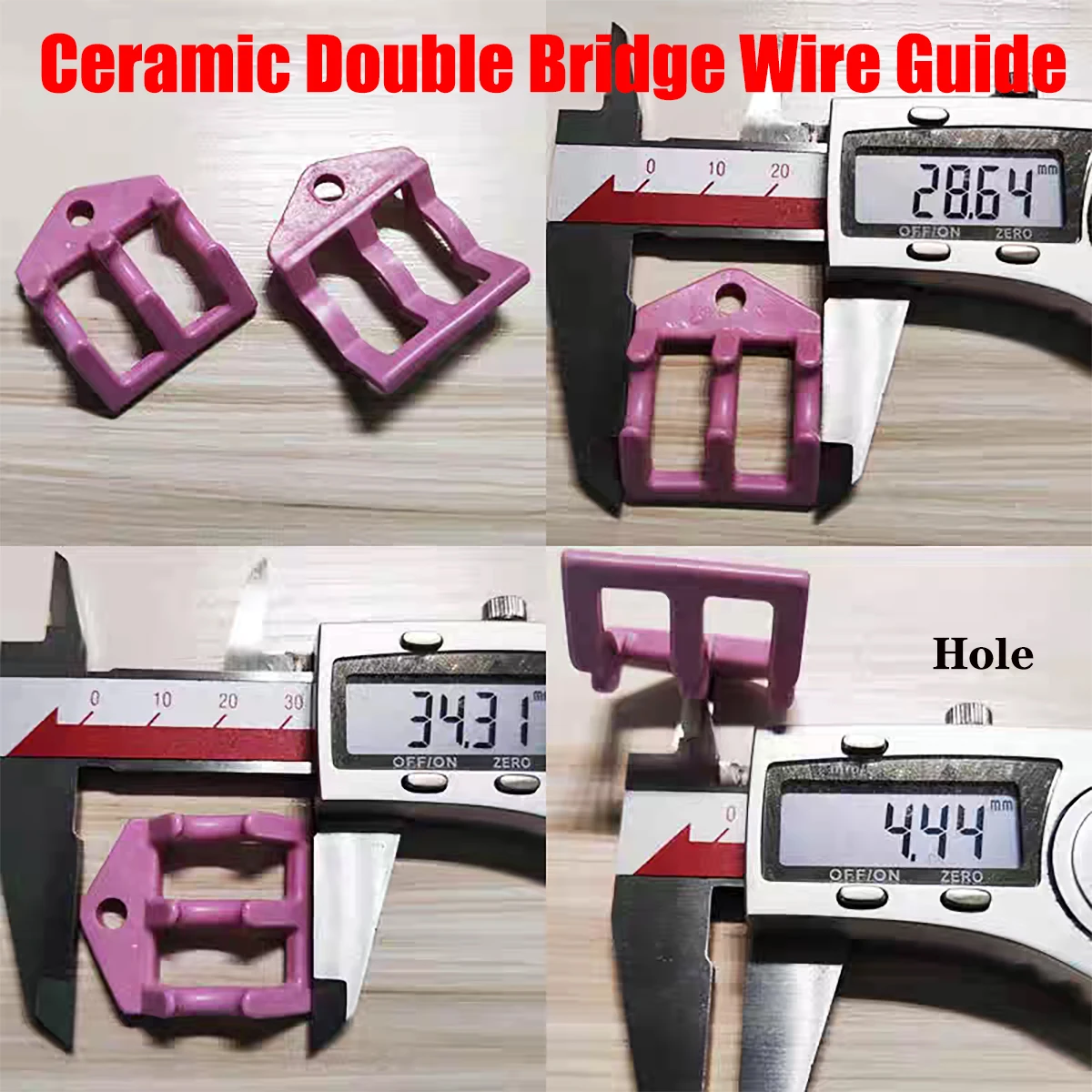 50pcs Alumina Ceramic Thread Guide Eyelet Textile Ceramic Roller for Spinning Machine