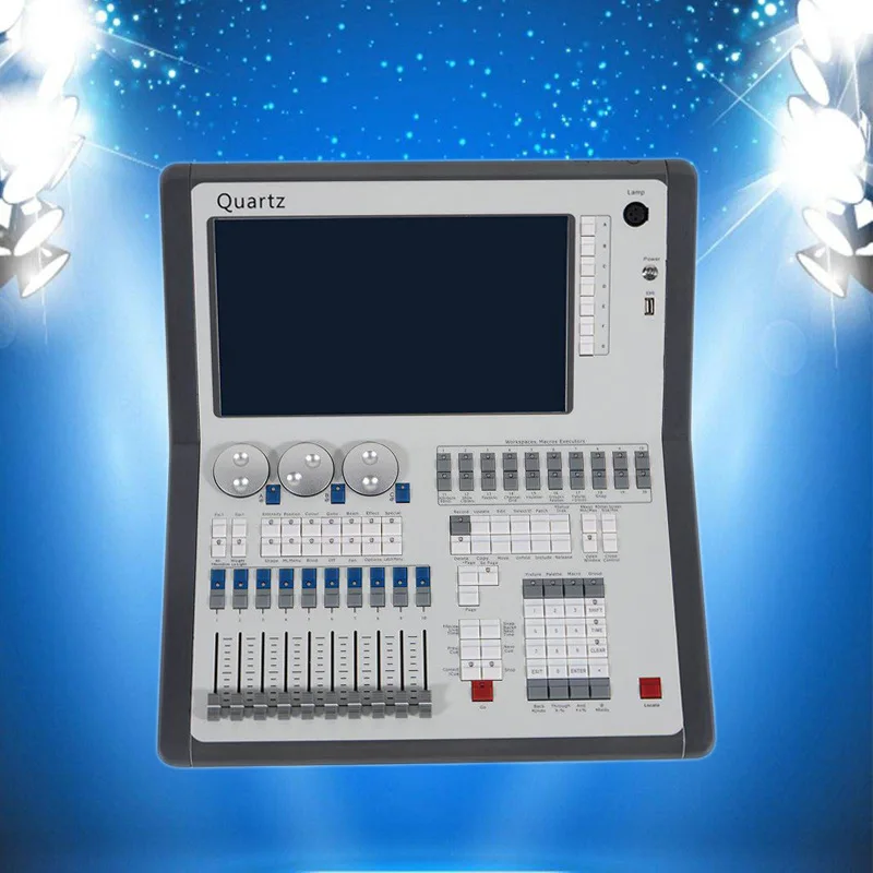 Titan V11 Lighting Console Compatible Quartz Tiger Touch Quartz Dmx Dj Controller with Flight Case