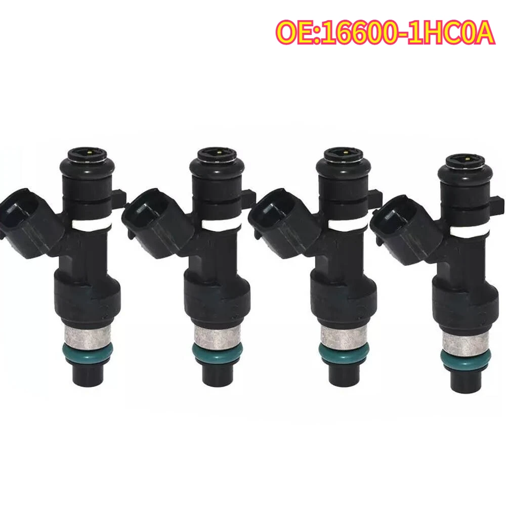 

High quality New For 1/4pcs 16600-1HC0A Fuel Injector NISSAN Micra K13 1.2 12V 16600-1HC0A Replacement Fuel System