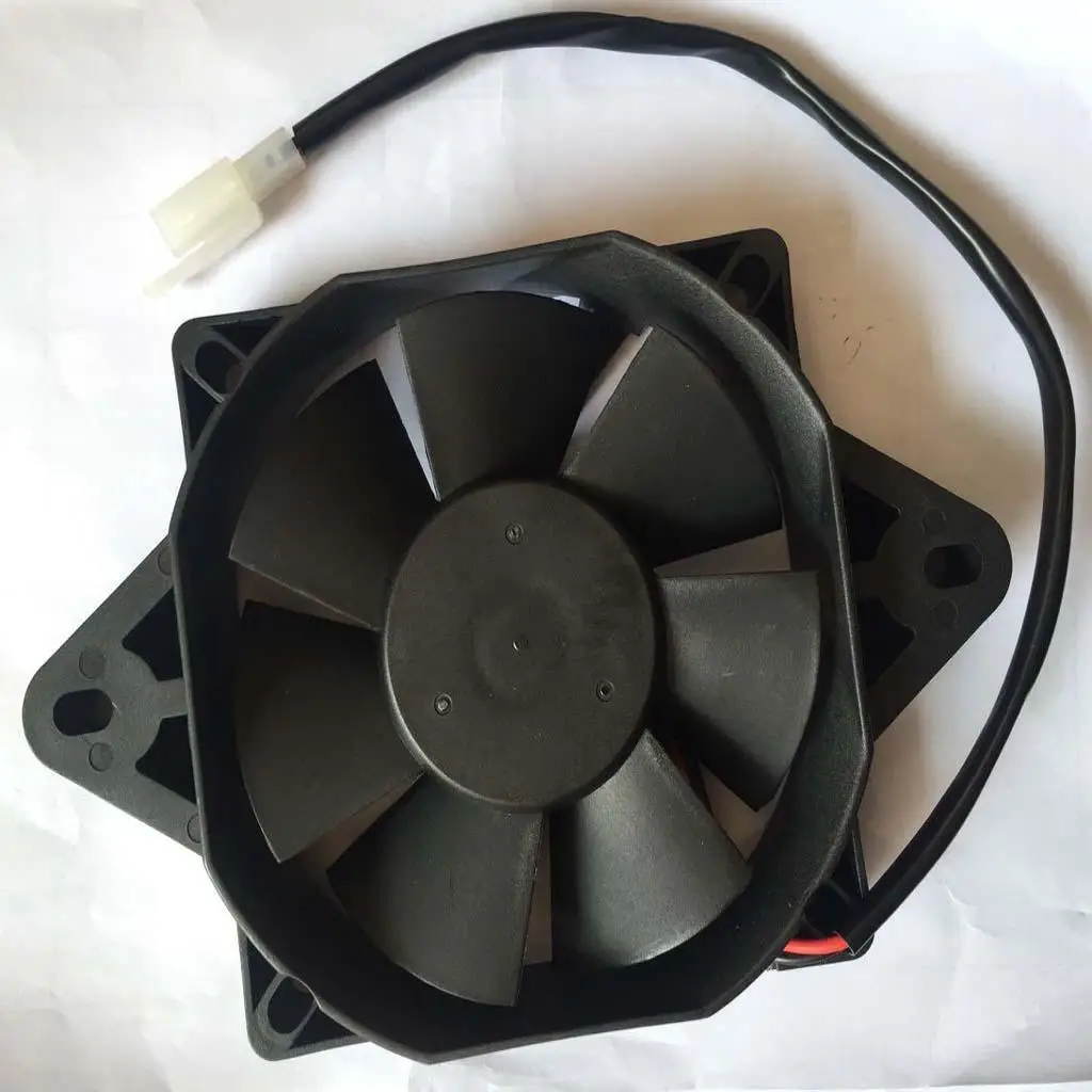 

Water Cooler Engine Cooling Fan Universal Fit Radiator Cooling Accessory for 150cc 200cc 250cc Scooter