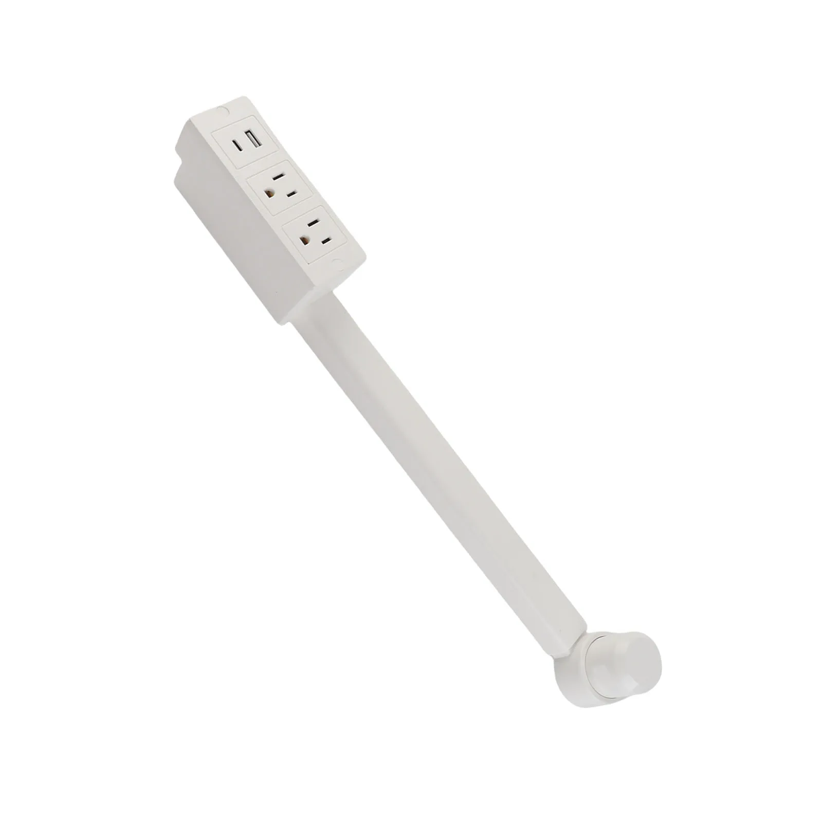 

Расширитель розетки 1xUSB A 1xUSB C, вращающийся на 180 градусов удлинитель розетки Plug and Play, 2 розетки AC для прикроватной тумбочки