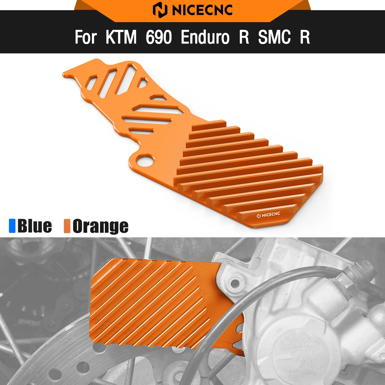 

Rear Brake Heat Sink Caliper Cooler For KTM 690 Enduro R 2009-2023 690 SMC R 2014-2024 HUSQVARNA 701 Enduro R Supermoto 2016-023