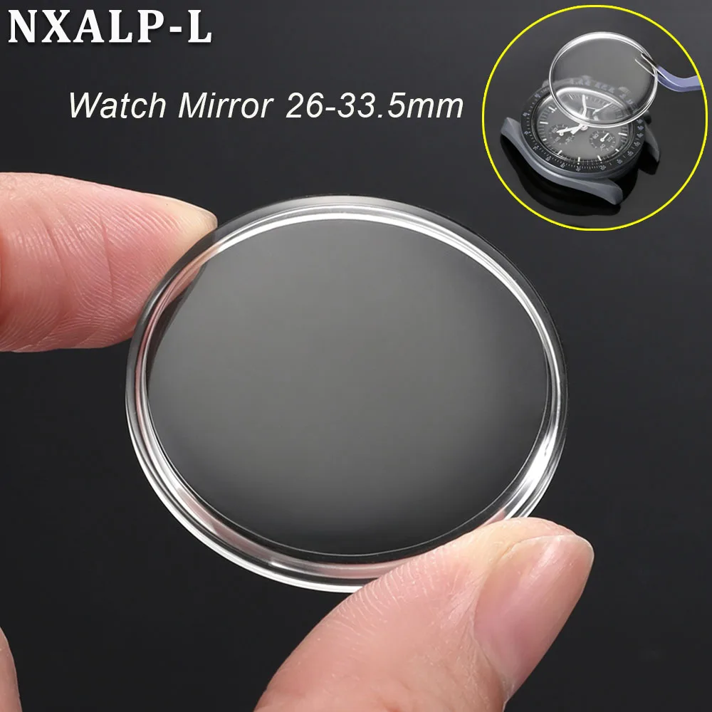 Acrylic Watch Mirror 26mm-33.5mm Acrylic Pot Lid High-Quality Watch Mask Transparent Surface Fat Face Mirror Watch Accessories