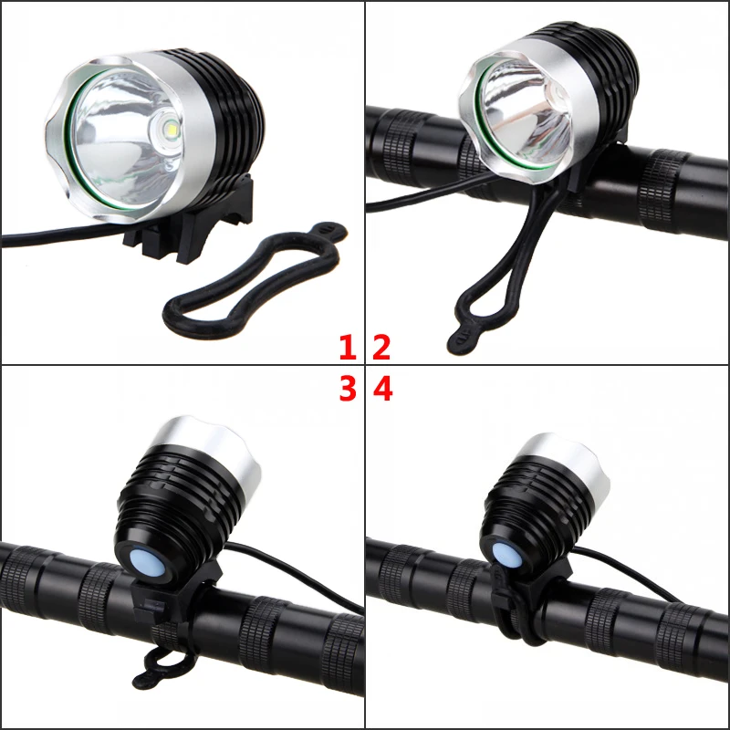 Rechargeable 5000LM XM-L T6 MTB Bike Bicycle Light Headlamp Headlight Lamp Set