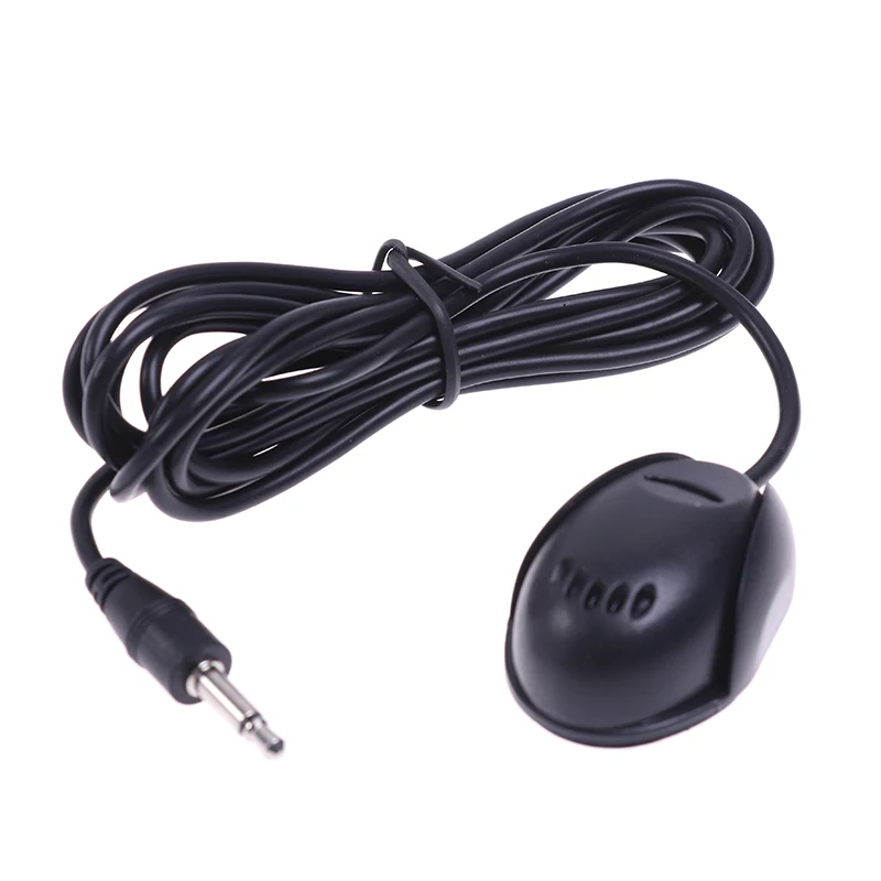 1PCS Mini 3.5mm Wired Paste Type External Microphone Car Audio Mic For Laptop DVD Radio Stereo Player Meeting Speaker