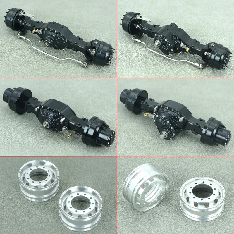 1pcs Metal Inter-axle Differential Lock for 1/14 Tamiya RC Truck For scania 770S For volvo For man