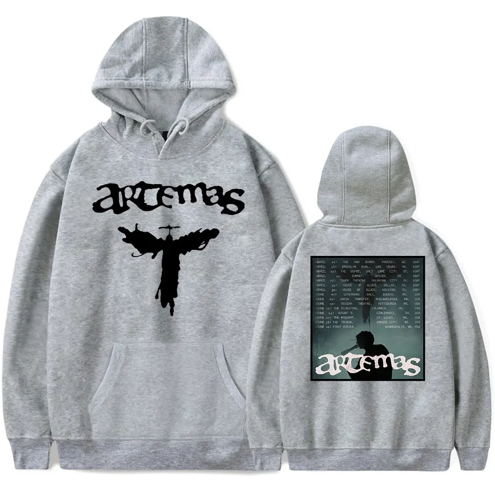 Artemas The Americas Tour 2025 هوديس بلوزات ميرش للجنسين موضة كم طويل أنيق شخصية هوديس #3