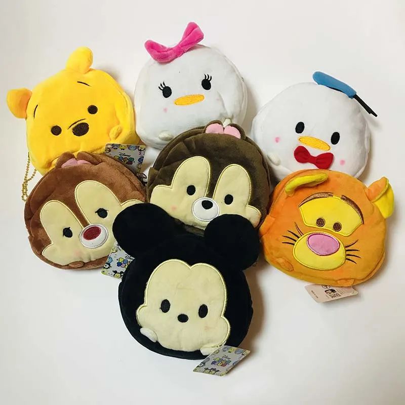 

Disney TSUM Mickey Chip Dale Fashion Anime Coin Purse Cartoon Money Bags Card Key Purses Storage Bag Birthday Gift