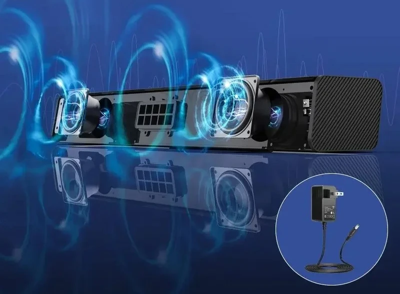 

# Звуковая панель для домашнего кинотеатра BESTISAN, 40 Вт, настенный Bluetooth-динамик, динамик, сабвуфер, поддержка оптического/коаксиального/AUX/USB