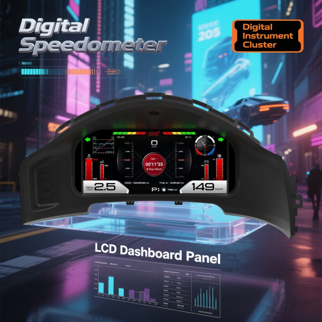 

For Toyota 86 For Subaru BRZ 2013-2019 Car Digital Cluster Auto Instrument Panel Speedometer Odometer VIrtrual Cockpit Dashobar