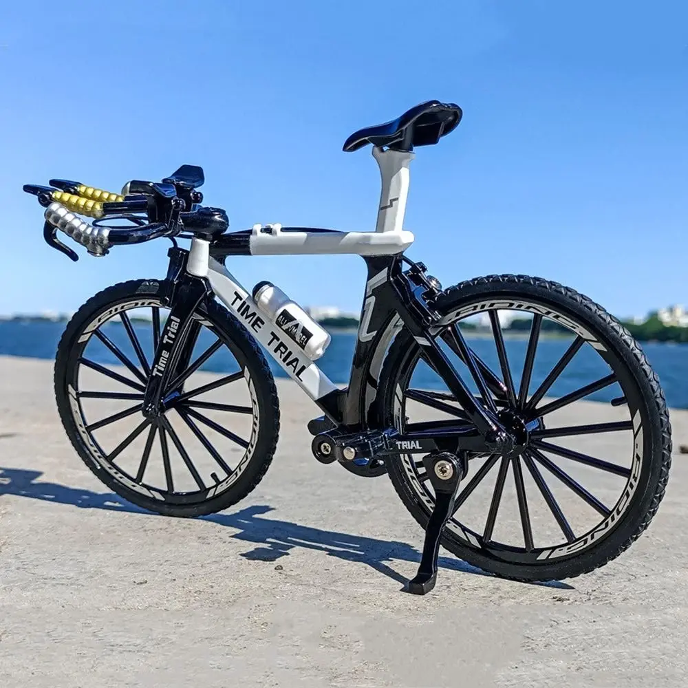 ديكور المنزل دييكاست دراجة هوائية جبلية نموذج سباق الجيب دراجة صغيرة معدنية 1:8 محاكاة دراجة جمع اللعب