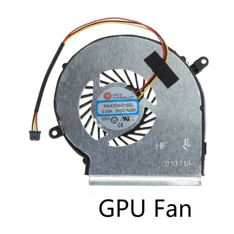 CPU GPU Fan Laptop Cooling Fan for DC 5V 0.55A 3 pin Radiator for MSI GE72 GE62 Dropship