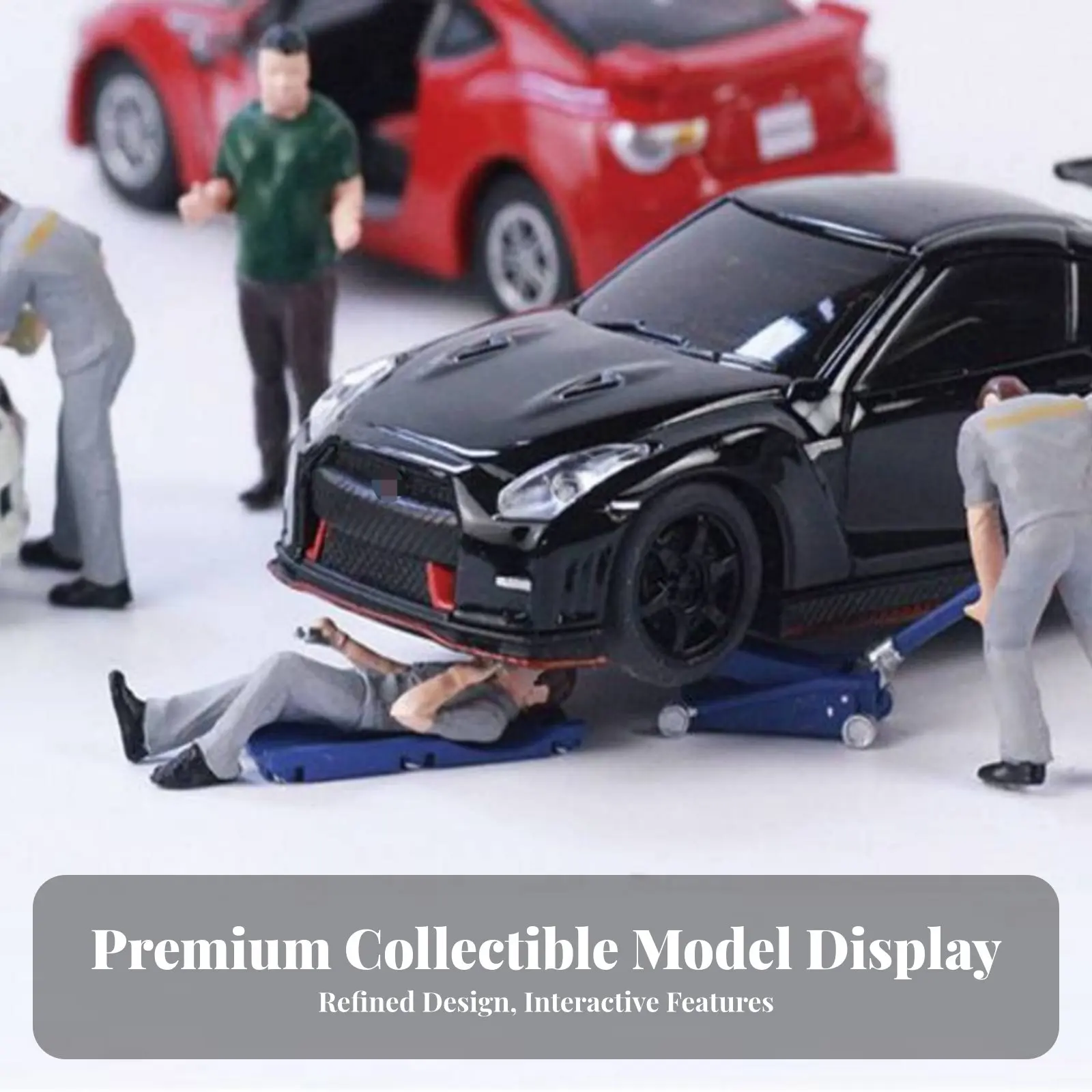 

Фигурка механика в масштабе 1:64, расписанная вручную, коллекционная модель для автосервиса, для любителей хобби