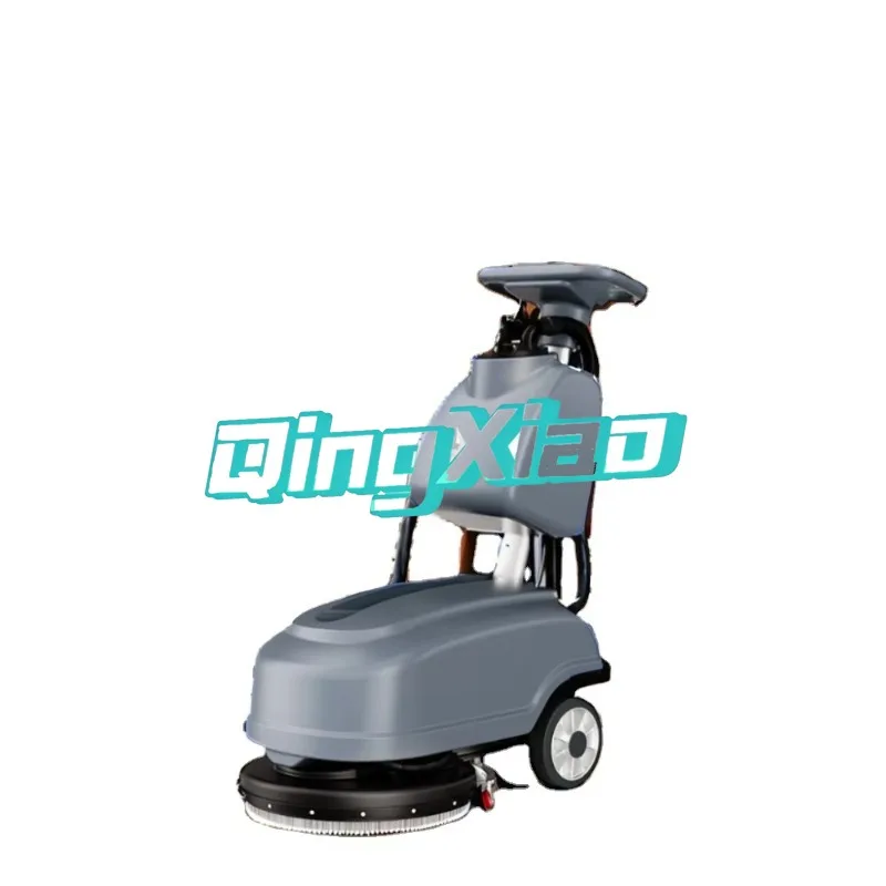 

Hot Selling 17 Inch Mini Electric Floor Scrubber New Single Disc Corner Washing Machine for Schools PLC Hotels Hand-Pushed Clean