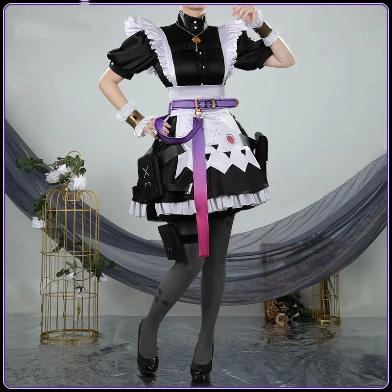 

COSMART VTuber Kobo Kanaeru Maid Outfit Cosplay Costume Cos Game Anime Party Uniform Hallowen Play Role Clothes Clothing