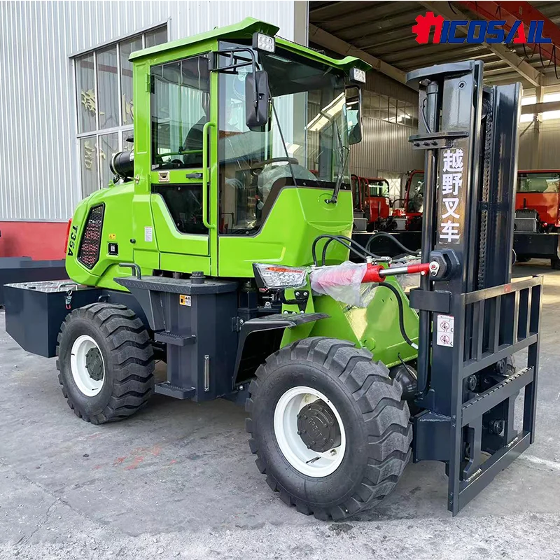 4 عجلة القيادة الخام التضاريس رافعة شوكية 4WD رخيصة عالية الجودة 2.5 طن رافعة شوكية العلامة التجارية الصينية موافقة CE رخيصة الثمن 2.5T رافعة شوكية #5