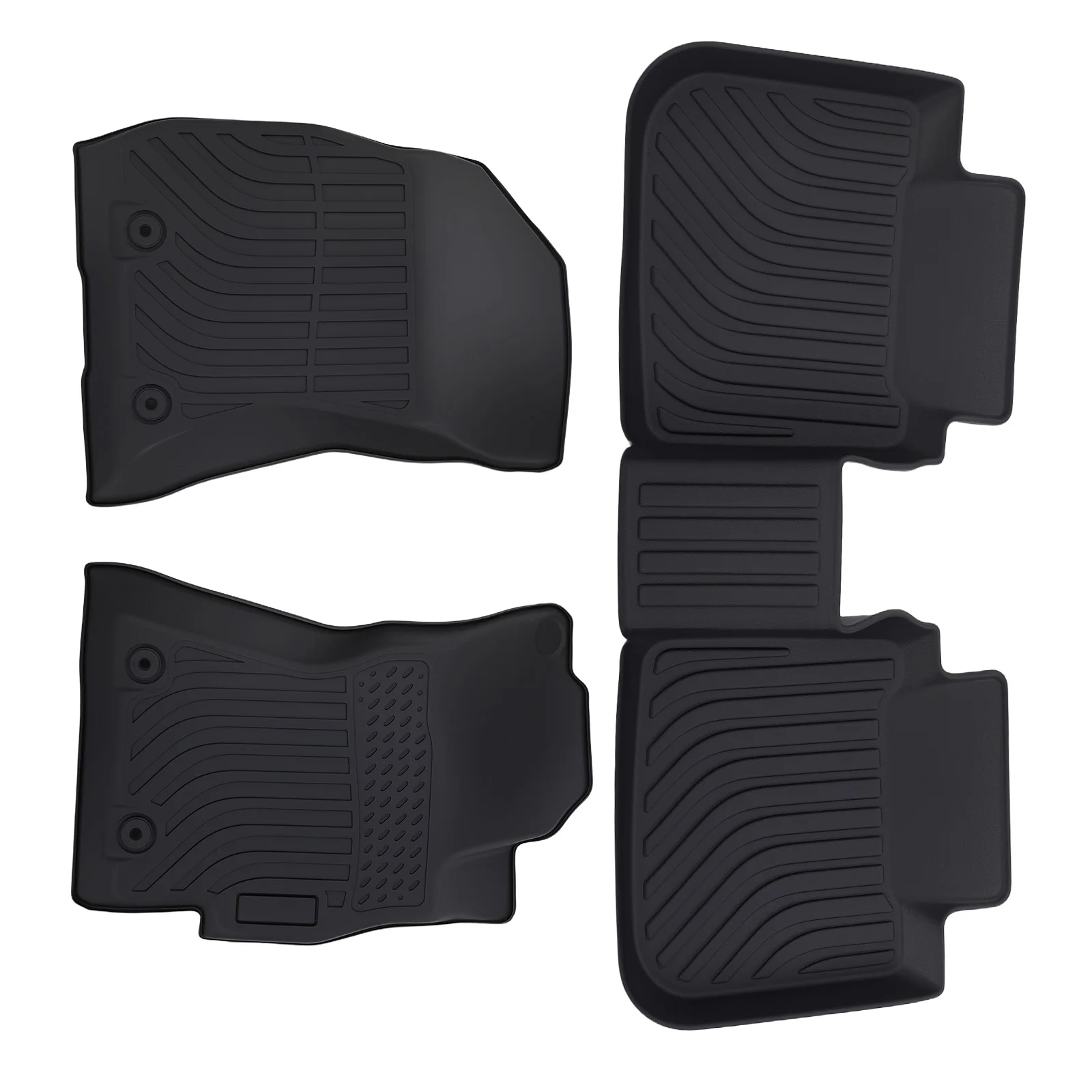Black TPE Waterproof Floor Mats for Subaru Legacy/Outback 2015-2019 Anti-Slip