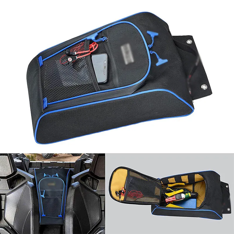 UTV اكسسوارات مركز وحدة التحكم حقيبة التخزين المنظم أداة حقيبة بين المقاعد مقاوم للماء ل Can Am Maverick X3 Maverick X3 MAX