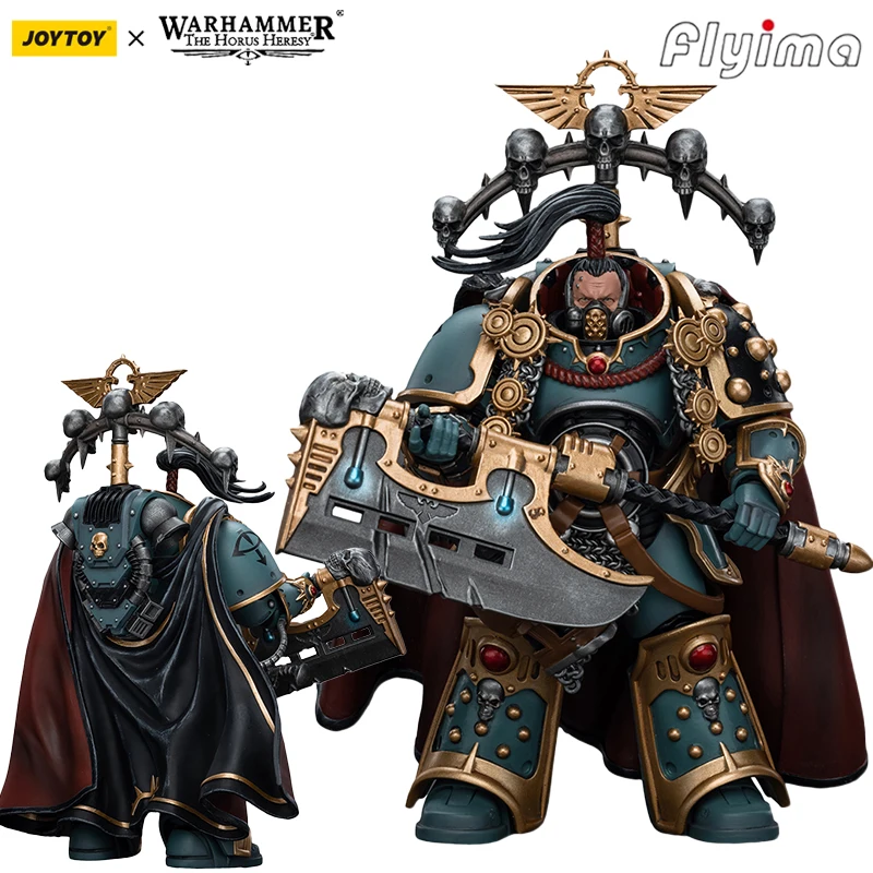 

[Pre-order]JOYTOY Warhammer 30K 1/18 Action Figure Sons of Horus Legion Praetor with Power Axe Anime Model
