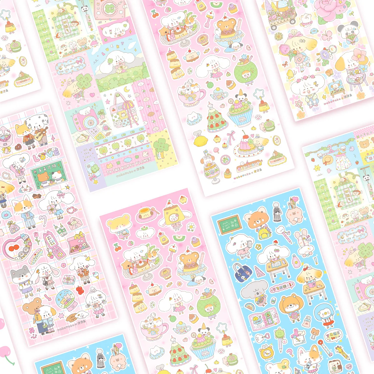 Guka Cute Little Animal Handbook Decoration Stickers