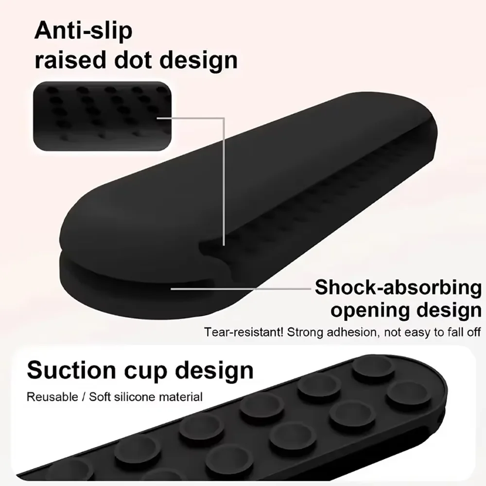 Handed Tablet Grip Arm Strap Silicone Coated Abrasion Resistant Tablet Holder for iPad iphone Android Devices One Handed Use