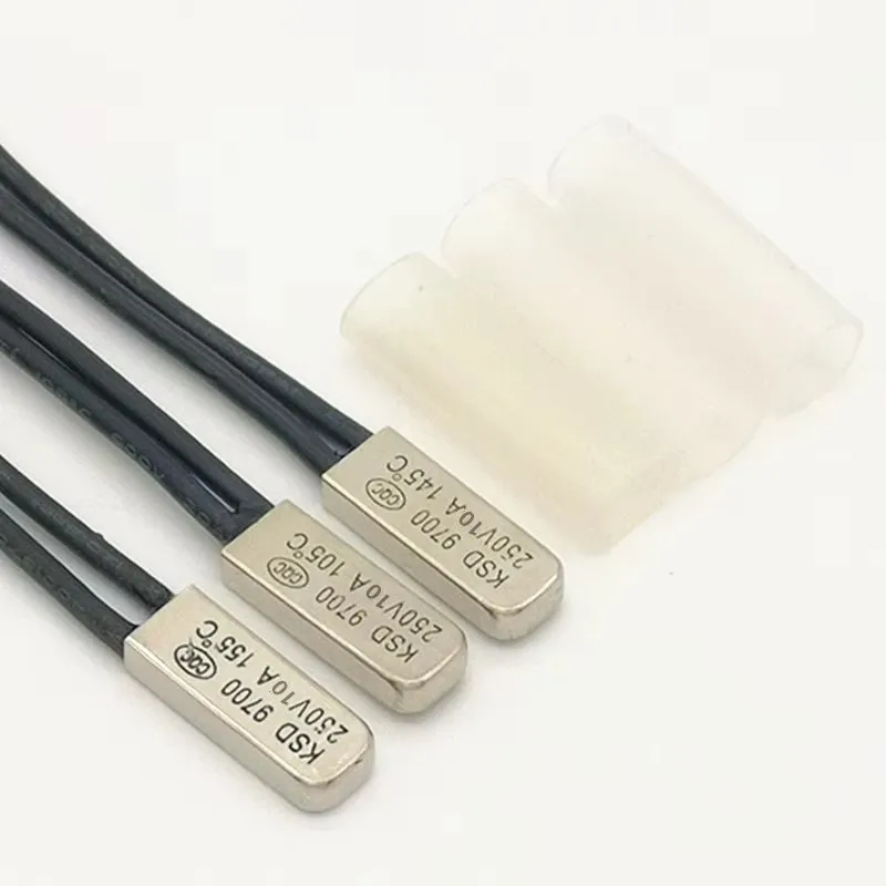 

100 шт./лот) 150C KSD9700 Ncrmally Open термостат, переключатель температуры, NO 150 градусов Цельсия, биметаллический диск.