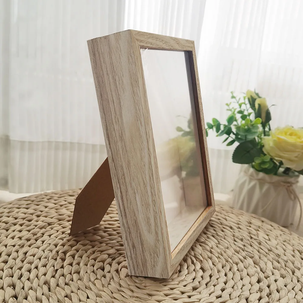 Schaduwdoos Diepte 3 cm Houten fotolijst voor het weergeven van driedimensionale werken Nordic DIY Houten fotolijst Fotodecor