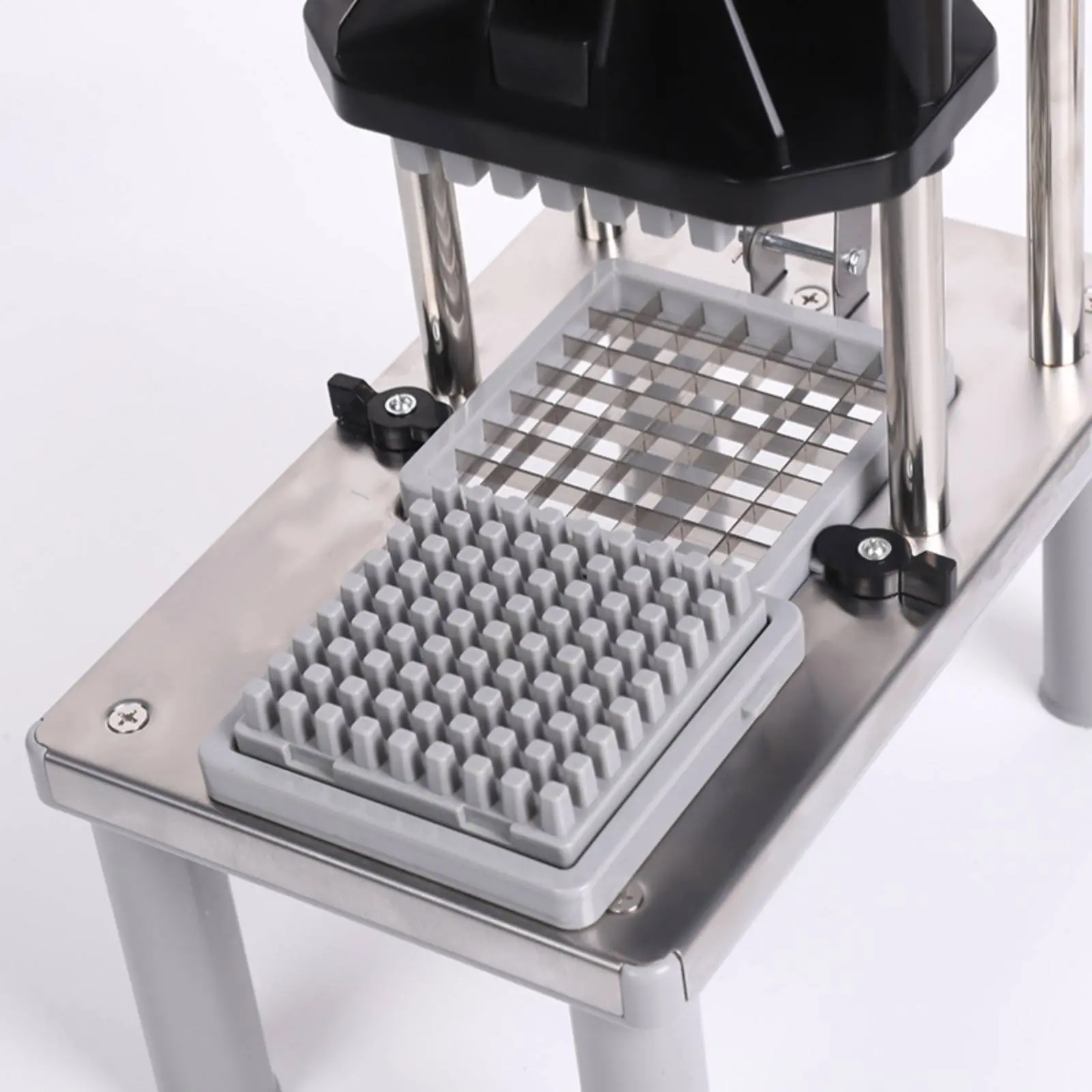 

French Fry Cutter Multi Function Fry Strips Tool Manual Press Cutter Stainless Steel Kitchen Tool Sharp Blades for Snack Shop