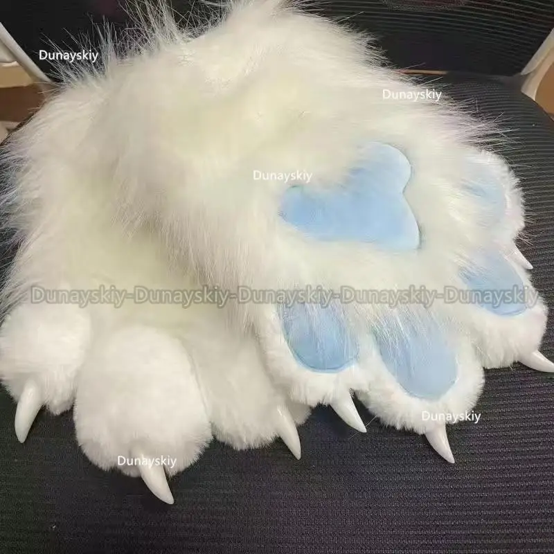 

Fursuit Kigurumi Cat Paws Cartoon Plush Cat Cosplay Costume Nail Tiger Claws Full Finger Dropshipping