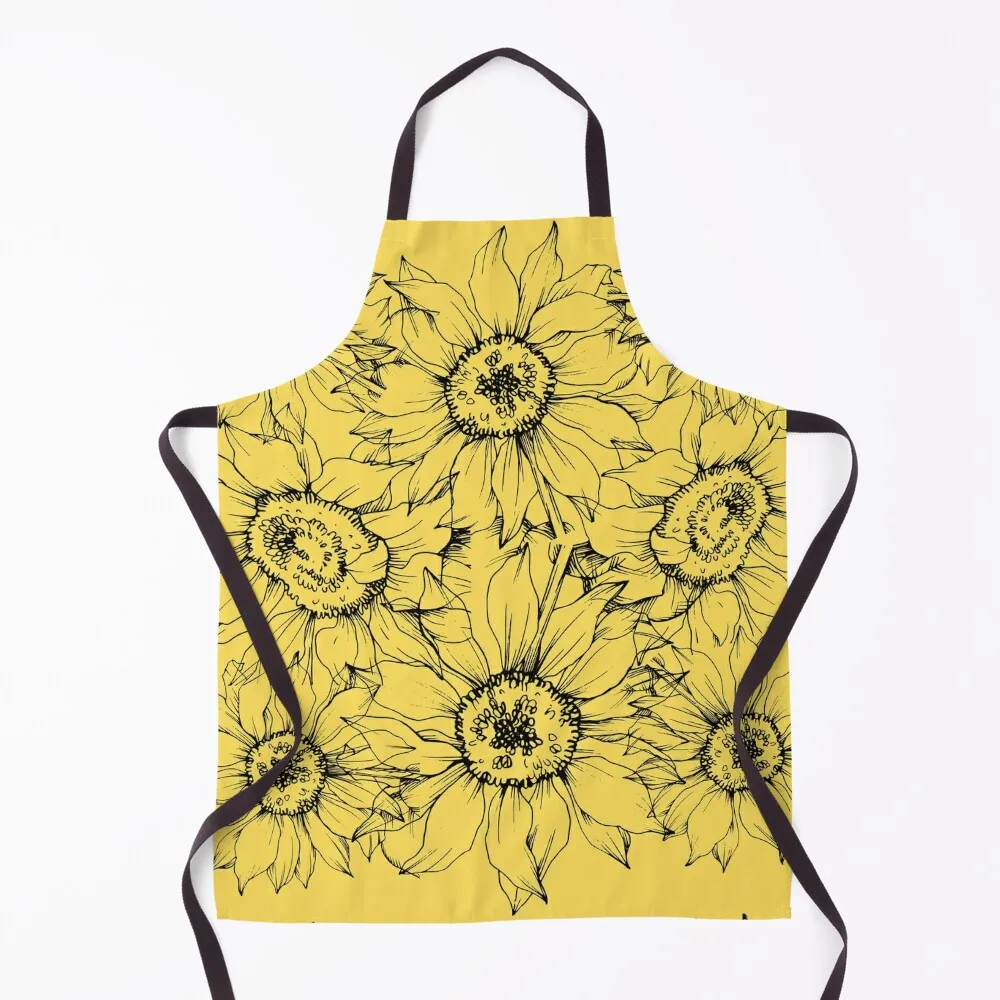 

Sunflowers Apron Woman Kitchens Womens Dresses Apron