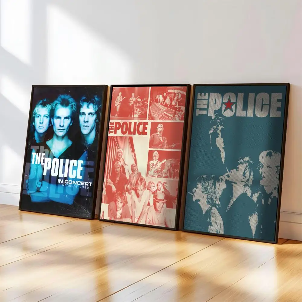 Rockband The P-Police Poster, Musikalbum-Cover für Zimmer, Leinwandgemälde, Kunstdruck, Heimwanddekoration, Bild, Geschenk