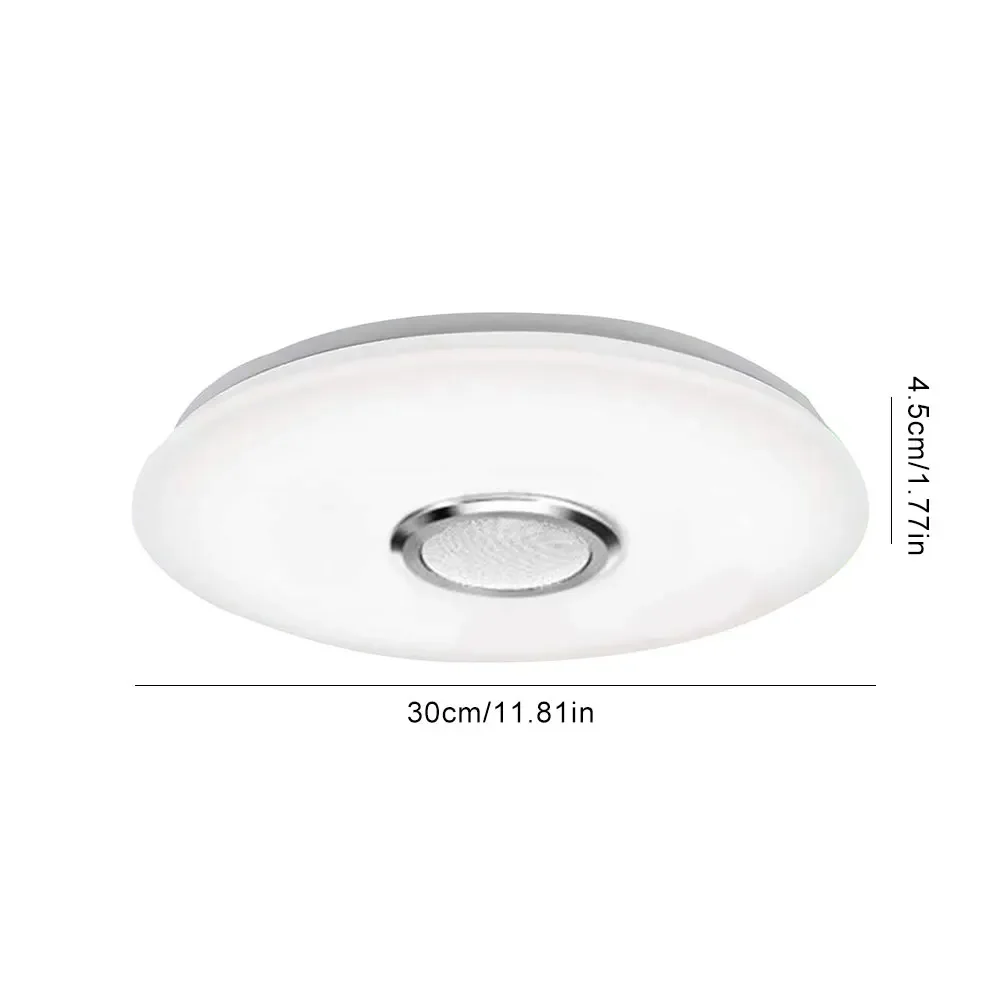 RGB LED Ceiling Light Dimmable Bluetooth-compatible Music Ceiling Lamp 2800K-6500K Home Decoration Light for Bedroom Living Room