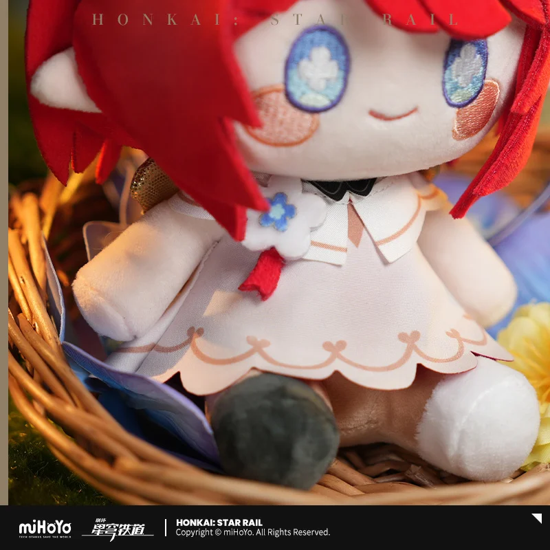[Genuine] miHoYo Game Honkai Star Rail Mydei Hyacine Plush Keychain Anime & Cartoon Accessories Cosplay Props Halloween Gifts view 5
