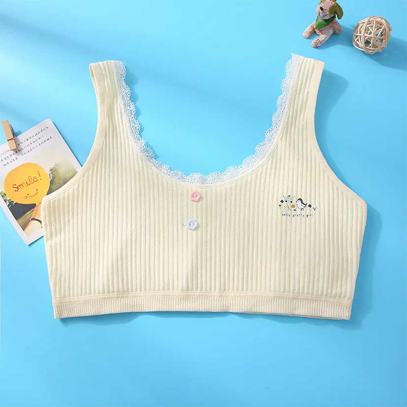 Bra for Girls 12 years Underwear Tops for Teens Lingerie Children Sport Training Bras Tank Kids Undies Undercloth 7-14T