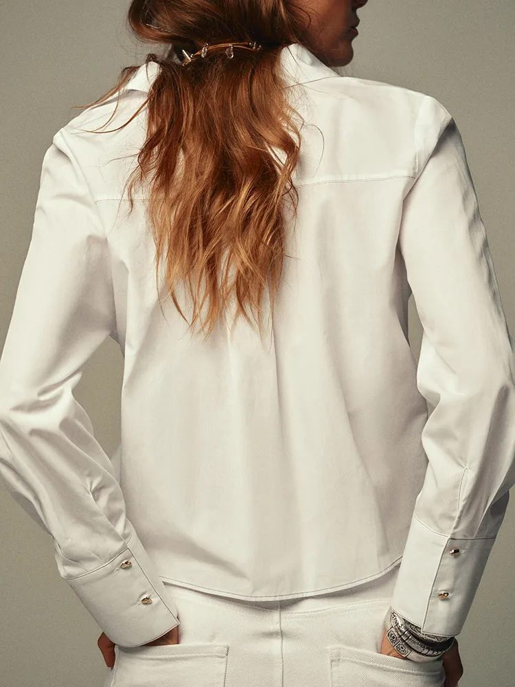 Autumn 2025 New Women's Long Sve  irt V-Ne with Stitching Belt Tie Detail in Silk Gauze Traditional Chinese C...