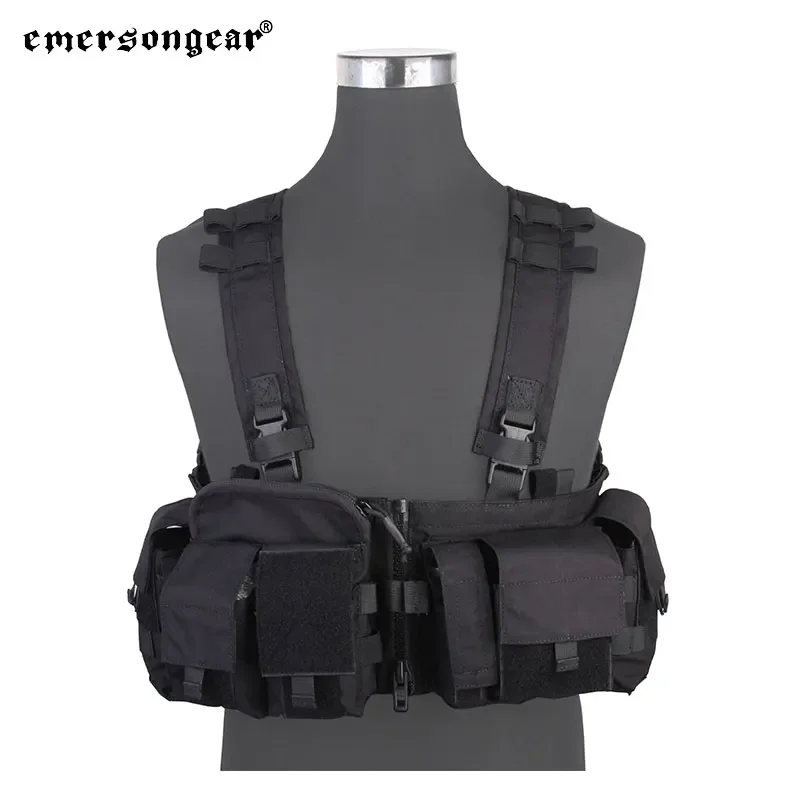 

Emersongear For MF Style UW Gen V Split Front Chest Rig Lightweight Detachable W Zipper Buckle Airsoft Tactical Nylon