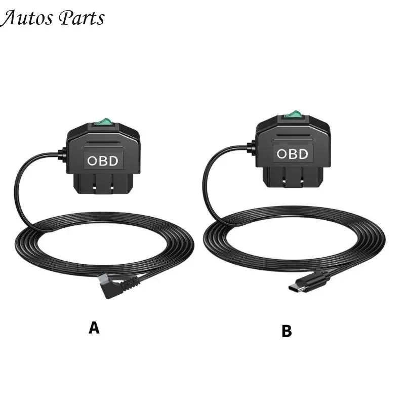 57BA Easy Install OBD Line Dashboard Cable 3.5m for Car Cameras & Parking Monitoring