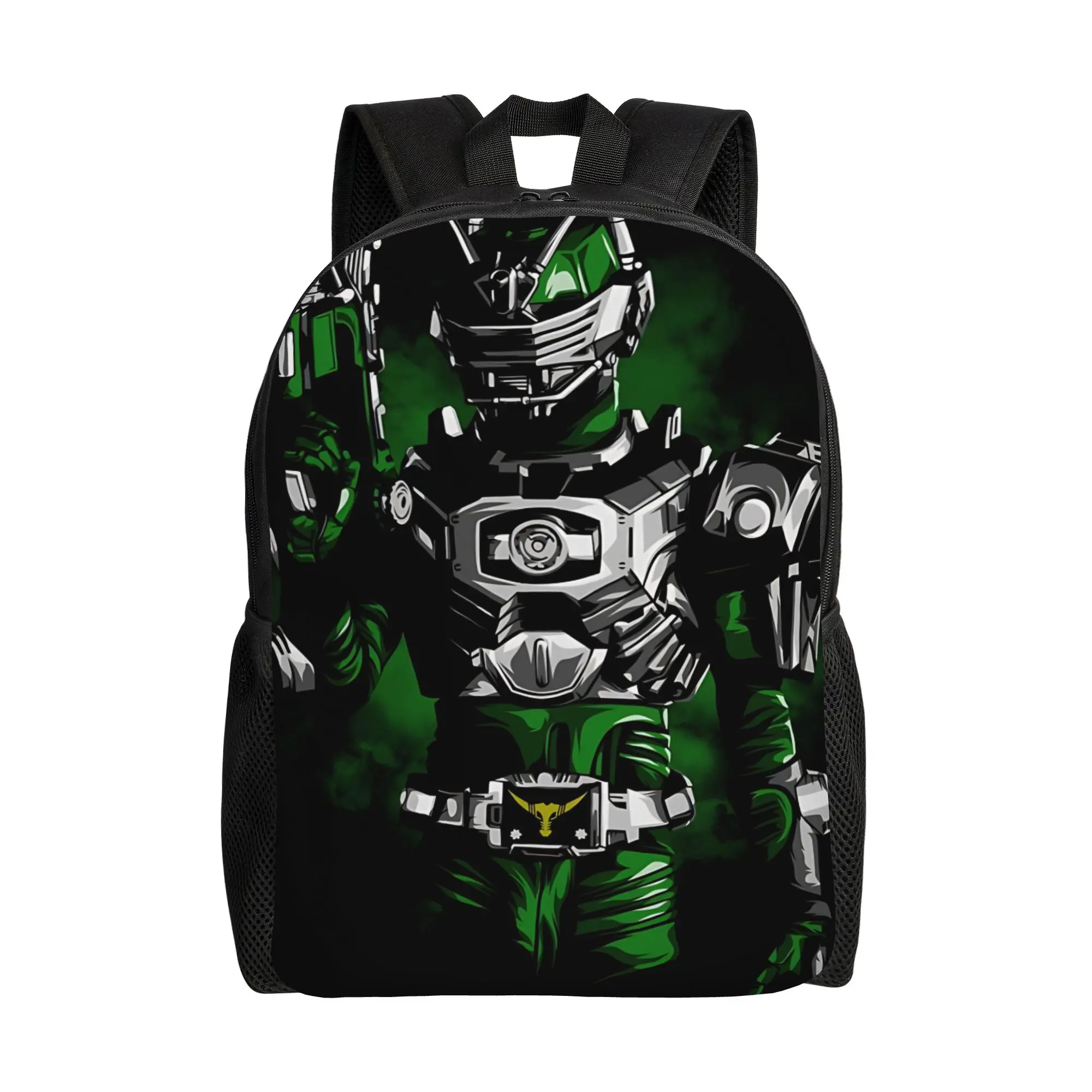 

1Piece Backpack Green New School Year Storage Bag Travel Kamen Rider Gift New Term Starts